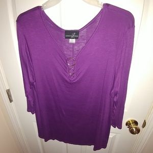 Purple blouse